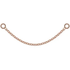 "Cavo I" Chain Attachment In Gold -Starfire – Body Jewelry 42007 LeroiCavo1ChainAttachmentinGoldSingleRoseGoldVENDORPHOTO