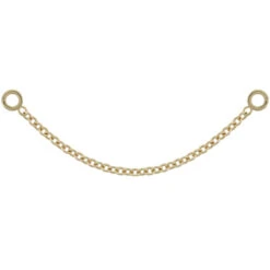 "Cavo I" Chain Attachment In Gold -Starfire – Body Jewelry 42007 LeroiCavo1ChainAttachmentinGoldSingleYellowGoldVENDORPHOTO