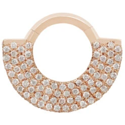 "Sparks Will Fly" Clicker In Gold With Diamonds 11 "Sparks Will Fly" Clicker In Gold With Diamonds -Starfire – Body Jewelry 42018 MayaJewelrySparksWillFlyClickerinGoldwithDiamondsSingleRoseGold1VENDORPHOTO