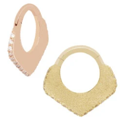 "Moonlight" Clicker In Gold With Diamonds