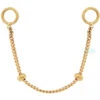 "Space Dust" Chain Attachment In Gold