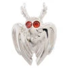 Threadless: "Mothman" End In Gold With Dark Garnet CZ's -Starfire – Body Jewelry 42056 JunipurrJewelrythreadlessMothmanEndinGoldwithDarkGarnetCZsSingleWhiteGold1