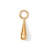 "Droplet" Charm In Gold -Starfire – Body Jewelry 42099 Tawapa Droplet Charm in Gold RG Small VENDOR PHOTO