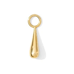 "Droplet" Charm In Gold -Starfire – Body Jewelry 42099 Tawapa Droplet Charm in Gold YG Small VENDOR PHOTO