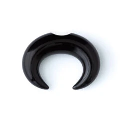 Long Glass Septum Pincher - Black