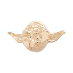 "Yoda" Threaded End In Gold
