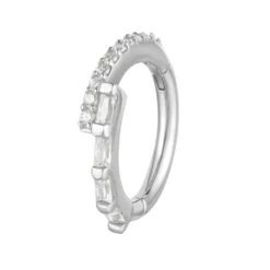 "In Reverse" Hinge Ring / Clicker In Gold With CZ's 10 "In Reverse" Hinge Ring / Clicker In Gold With CZ's -Starfire – Body Jewelry 42120 Buddha Jewelry Organics In Reverse Hinge Ring Clicker in Gold with CZs WG VENDOR PHOTO