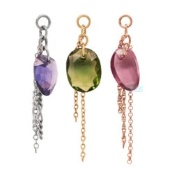 Rose Cut Freeform Green Sapphire Chain Charm In Gold -Starfire – Body Jewelry 42136HialeahFineJewelry RoseCutFreeformSapphireChainCharminGoldBluePinkGreenAsstGroup 1c8c529a 09d8 4813 a498 66604a50a370