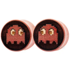 "The Ghost" Wood Inlay Plugs