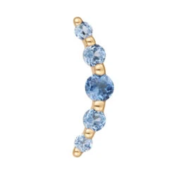 Threadless: "Eternal" End In Gold With London Blue Topaz' -Starfire – Body Jewelry 42220 BuddhaJewelryOrganicsthreadlessEternalEndinGoldwithLondonBlueTopaz SingleYellowGoldVENDORPHOTO