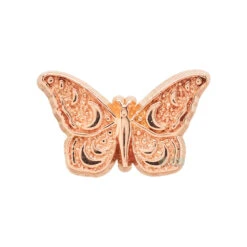 Butterfly Threaded End In Gold -Starfire – Body Jewelry 42235 Body Gems Butterfly Threaded End in Gold Single Rose Gold 2