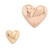 Threadless: Puffy Heart Pin In Gold