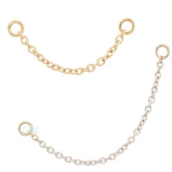 "Cable" Chain Attachment In Gold