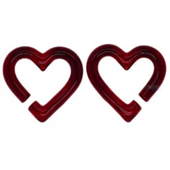 Glass Hearts - Garnet -Starfire – Body Jewelry 42270 GlassheartStudioMiniGlassHearts GarnetSingle4ga ce0bb72b 6740 41c8 b636 3be08c011750