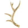 Antler Threaded End In Gold -Starfire – Body Jewelry 42299 BodyVision BVLAAntlerThreadedEndinGoldSingleYellowGoldVENDORPHOTO1