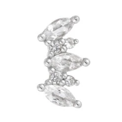 Threadless: "Alice" End In Gold With White Sapphires 6 Threadless: "Alice" End In Gold With White Sapphires -Starfire – Body Jewelry 42514 BuddhaJewelryOrganicsthreadlessAliceEndinGoldwithWhiteSapphiresSingleWhiteGoldVENDORPHOTO