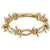 "Daniella's Crown On Thorns" Hinge Ring In Gold -Starfire – Body Jewelry 42568 BodyVision BVLADaniella sCrownonThornsHingeRinginGoldSingleYellowGoldVENDORPHOTO d0af4c32 7447 41e4 a615 4b983ff939f3