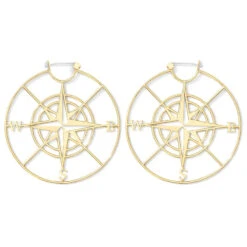 "Voyage" Hoop Earrings