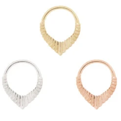 "Glamorize" Seam Ring In Gold