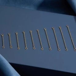 Beaded Chain Attachment In Gold -Starfire – Body Jewelry 42958 EmberBodyJewelryBeadedChainAttachmentinGoldzfunkyVENDORPHOTO