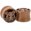 Rat Wood Plugs -Starfire – Body Jewelry 42976 OmericaOrganicRatWoodPlugsSingleVENDORPHOTO