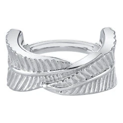 "Mimosa" Hinge Ring In Gold -Starfire – Body Jewelry 43195 BodyVision BVLAMimosaHingeRinginGoldSingleWhiteGoldVENDORPHOTO