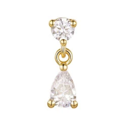 Threadless: "Happy" End In Gold With CZ's