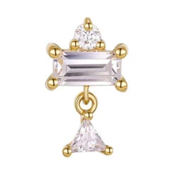 Threadless: "Allure" End In Gold With CZ's