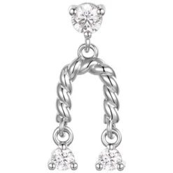 Threadless: "Bliss" End In Gold With CZ's