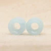 Double-Flared Eyelets - Blue Glow In The Dark (1/2") -Starfire – Body Jewelry 49999 Misc.Double FlaredEyelets BlueGlowintheDark1.2Single1