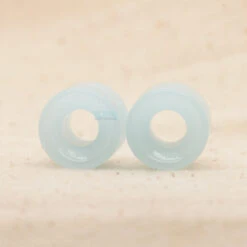 Double-Flared Eyelets - Blue Glow In The Dark (1/2")