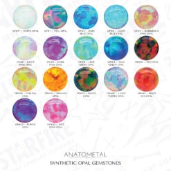 Bezel-set Opal Navel Curve With Dangle -Starfire – Body Jewelry Anatometal Starfire SyntheticOpalGemstonesChart da4e5c0e c28b 4c1a 9c1c a127f209506b