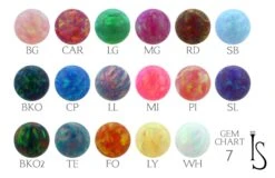 Reverse Dangle Bezel-Set Opal Navel Curve With Dangle #1 -Starfire – Body Jewelry IS Opal Gem Chart 7 e2fb3237 ff1e 48be 934b 77203c28e1a0