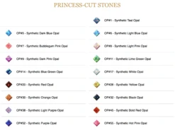 Princess-Cut Opal Cabochon Navel Curve -Starfire – Body Jewelry XX A Princess cut Opal Gem Chart 96c6844f 75ff 44fd 9f36 c4c7bfcf5366